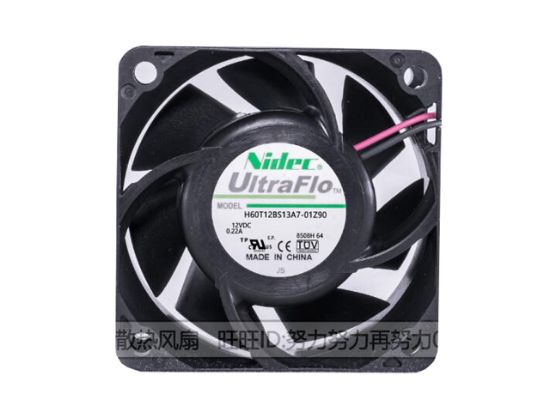 Picture of Nidec H60T12BS13A7-01Z90 Server-Square Fan H60T12BS13A7-01Z90