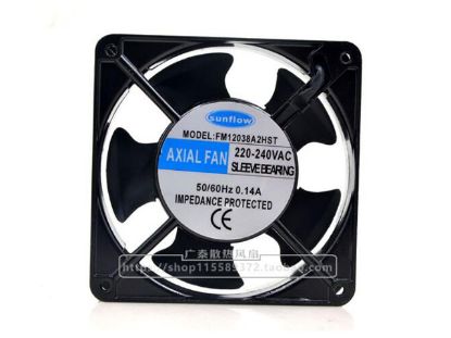 Picture of sunflow FM12038A2HST Server-Square Fan, with AC power cable
