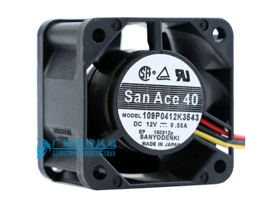 Picture of Sanyo Denki 109P0412K3543 Server-Square Fan 109P0412K3543