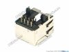 Picture of UPH Jack & Plug Jack- R45 RJ45 Jack, With shrapnel, L18.3mm
