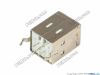 Picture of UPH Jack & Plug Jack- USB  D-shaped USB Jack, 180' White