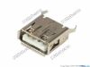 Picture of UPH Jack & Plug Jack- USB  USB Jack, 180-degree DIP, 13x13x6mm