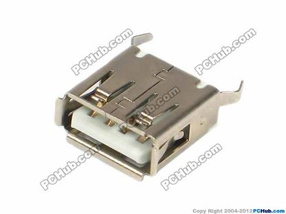 Picture of UPH Jack & Plug Jack- USB  USB Jack, 180-degree DIP, 13x13x6mm