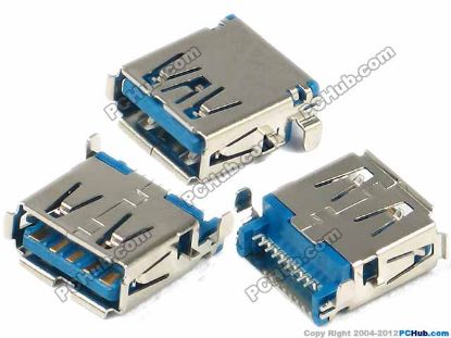 Picture of UPH Jack & Plug Jack- USB 3.0 USB 3.0 Jack, Standard, Shen plate, H3.5mm