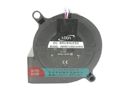 Picture of ADDA AB06012MB250B00 Server-Blower Fan AB06012MB250B00