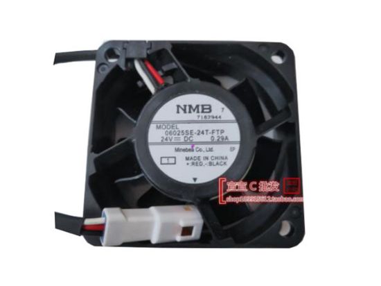 Picture of NMB-MAT / Minebea 06025SE-24T-FTP Server-Square Fan 06025SE-24T-FTP, 1