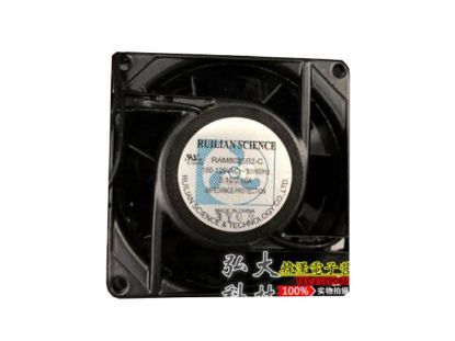 Picture of RUILIAN / HENG YANG RAM8025B2-C Server-Square Fan RAM8025B2-C