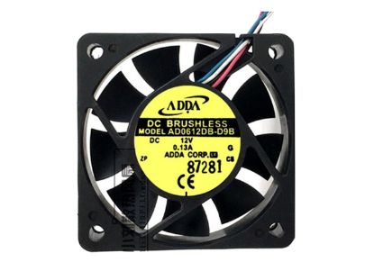 Picture of ADDA AD0612DB-D9B Server-Square Fan AD0612DB-D9B, G