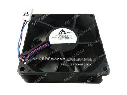 Picture of Delta Electronics QFR0824UH Server-Square Fan QFR0824UH, A02