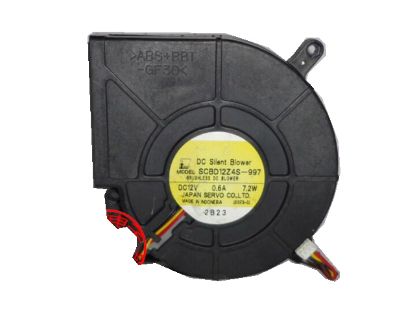 Picture of Japan Servo SCBD12Z4S-997 Server-Blower Fan SCBD12Z4S-997