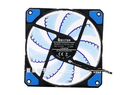 Picture of BOSSTOP F12025L12S Server-Square Fan F12025L12S