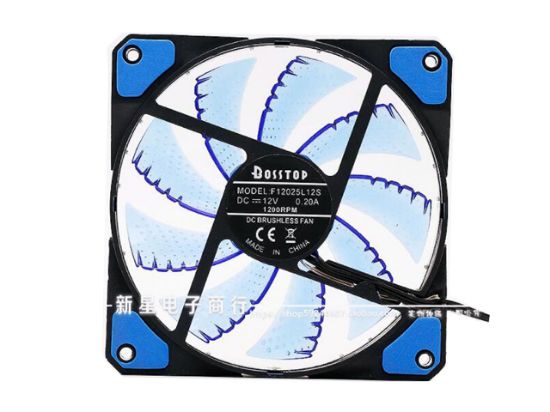 Picture of BOSSTOP F12025L12S Server-Square Fan F12025L12S