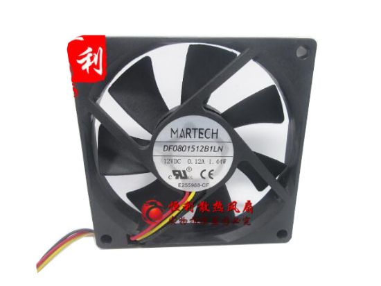 Picture of MARTECH DF0801512B1LN Server-Square Fan DF0801512B1LN
