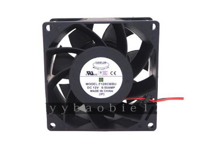 Picture of EverCool F128038BU Server-Square Fan F128038BU