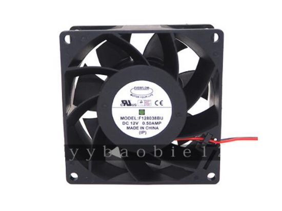 Picture of EverCool F128038BU Server-Square Fan F128038BU