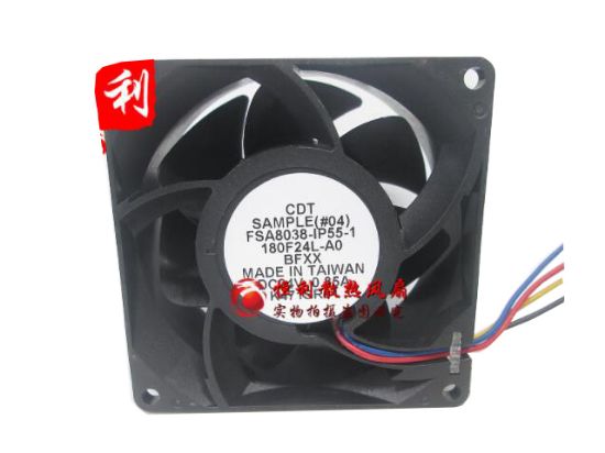 Picture of CDT FSA8038-IP55-1 Server-Square Fan FSA8038-IP55-1, 180F24L-A0 BFXX