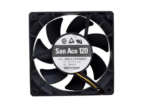 Picture of Sanyo Denki 9G1212P4G03 Server-Square Fan 9G1212P4G03