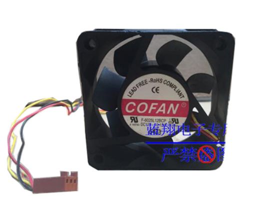 Picture of COFAN F-6025L12BCP Server-Square Fan F-6025L12BCP