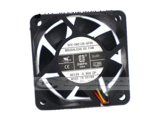 Picture of DWPH EFC-06E12D-AF09 Server-Square Fan EFC-06E12D-AF09