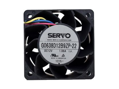 Picture of Japan Servo G0638D12B9ZP-22 Server-Square Fan G0638D12B9ZP-22