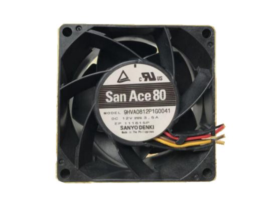 Picture of Sanyo Denki 9HVA0812P1G0041 Server-Square Fan 9HVA0812P1G0041