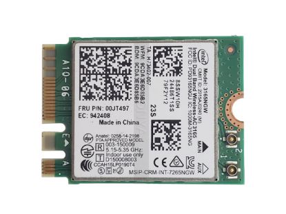 Picture of Lenovo ThinkPad E460 Laptop Board & Speaker 00JT497, 3165NGW