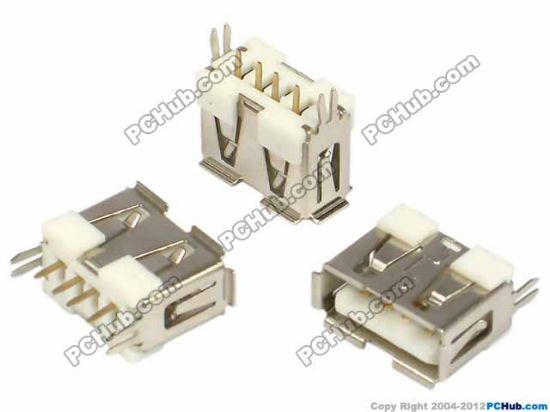 Picture of UPH Jack & Plug Jack- USB  USB Jack, Standard, Dip 180-degree
