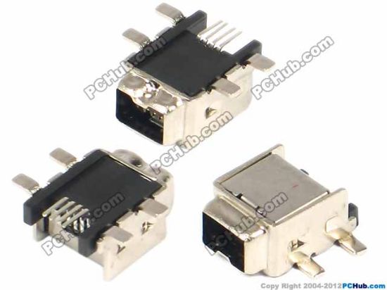 Picture of UPH Jack & Plug Jack- FireWire  IEEE 1394, SMD 4-pin, 12.5x8.5x6mm