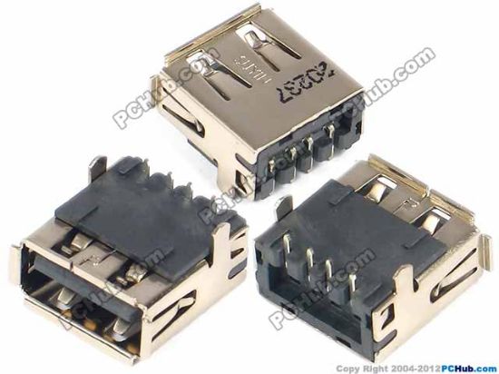 Picture of UPH Jack & Plug Jack- USB  USB Jack, Reversed, Short Pin