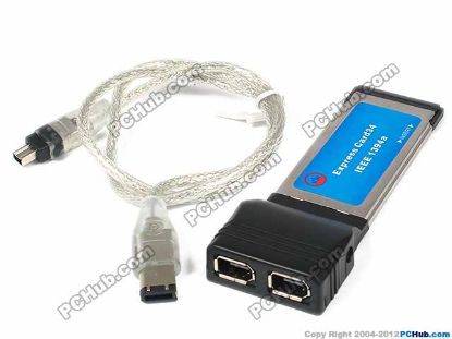 Picture of UPH Laptop Card - Express 34 / 54mm Two 6-Pin 1394A Ports