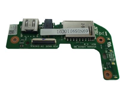 Picture of ASUS K555 Series Laptop Board & Speaker X555DG_USBIO, REV:2.0, 69N0S9J10C01