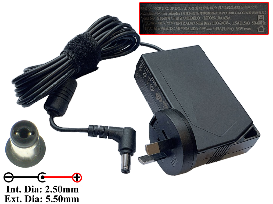 Picture of FSP Group Inc FSP065-10AABA AC Adapter 13V-19V FSP065-10AABA